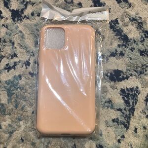 Peach Silicone Phone Case for iPhone 11